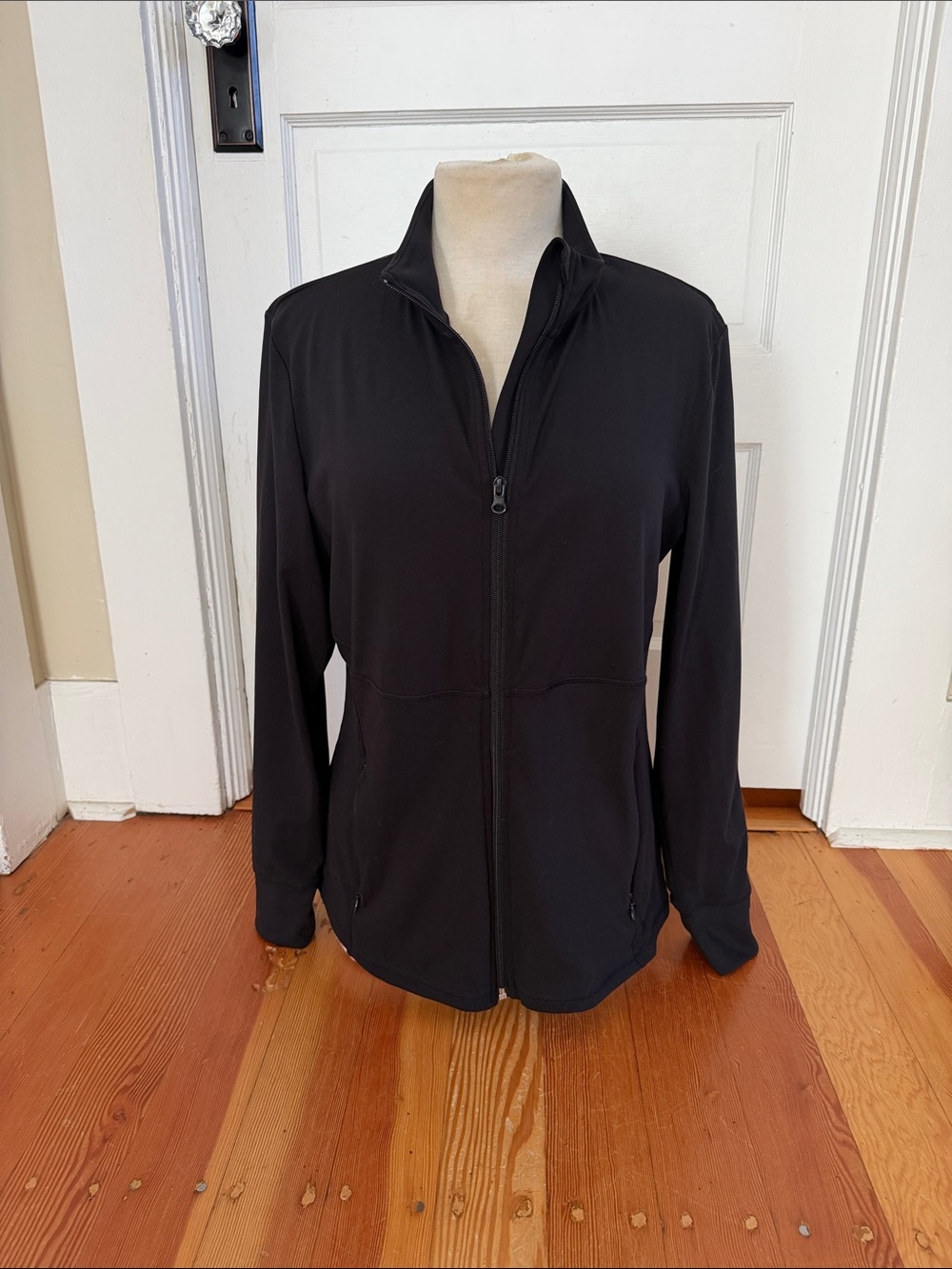 Joe Fresh Active Black Full Zip Jacket XL